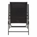 Aktive Pack 2 sillas plegables de jardín slim con reposabrazos Negro