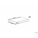 Beliani Cojines de asiento TOLVE Blanco/ Beige
