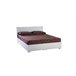 Cama abatible CAPRI 150x190cm color blanco lacado Roble