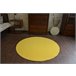 Alfombra ETON círculo 150x150 Amarillo