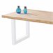 Conjunto de Mesa Fija + 4 Sillas Bristo 160x100 Roble