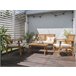 Beliani Conjunto de jardín Madera de acacia ARENELLA Beige
