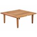 Beliani Conjunto de jardín Madera de acacia Crema