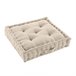 Acomoda Textil – Cojín de Suelo Acolchado con Asa (1 Unidad) 50x50 Beige