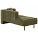 Beliani Chaise longue derecho Terciopelo LANNILS Verde