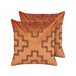 Beliani Cojín decorativo BAHIA 45x45 Naranja