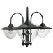 Farol de Jardín PP, ABS, Acero Inoxidable, Aleación de Aluminio Negro