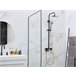 Columna de ducha GURARA 23x36 Negro/ Crema