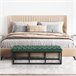 Banco banqueta pie de cama asito diseño 120x37 Verde