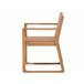 Beliani Conjunto de comedor SASSARI Madera Clara