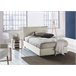 Cama plaza y media en tela Beige