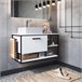 Mueble De Baño Con Encimera 80 Blanco