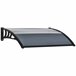 Marquesina Exterior Policarbonato Outsunny Negro