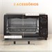 Horno Eléctrico Metal HOMCOM, hogar - cocina Negro