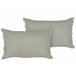 Beliani Cojín decorativo SASSAFRAS 45x10 Gris Claro
