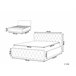 Beliani Cama con somier Terciopelo ROCHEFORT 170x214 Azul Marino