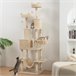 Árbol para Gatos Aglomerado de Madera PawHut Crudo