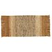Alfombra de yute/lana 120x60 Natural