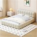 Cama, cama juvenil, cama doble, cama plana 150x213 Cama, cama juvenil, cama doble, cama plana 150x213 Beige