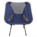 2 Sillas Plegables Camping Ultraligera Portátil Azul Marino