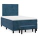 Cama box spring 120x200 Azul