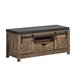Banco Zapatero con Puerta corrediza de Granero FSR118-N SoBuy Madera