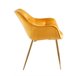 Silla Zandel Golden Terciopelo Amarillo