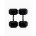 Mancuernas Hexagonales 27,5Kg (Pareja) - BOOMFIT Negro