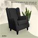 Sillón Butaca Orejero Lisboa Antracita