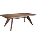 Mesa comedor rectangular nogal y nogal Nogal