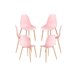 Pack 6 Sillas Mykle Rosa