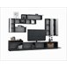 Compacto TV STONE blanco y gris 280cm Blanco