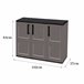 Armario exterior en PVC Gris
