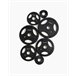 Disco Olímpico 25Kg - BOOMFIT Negro