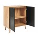 Beliani Aparador BRISTOW 76 Negro