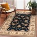 Alfombra de lana POLONIA Loare Marco 235x350 Azul