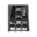Armario Ropero de Tela Triple con Cortinas Correderas Thinia Home Blanco/ Gris