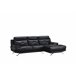 Chaise longue de piel HAWAI Chaise longue de piel HAWAI Negro