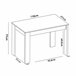 Mesa de jantar com efeito madeira 110x67 Mesa de jantar com efeito madeira 110x67 Blanco