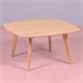 Mesa auxiliar cuadrada en madera de roble  - Northpole 80x80 Roble
