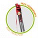 Silla plegable camping XL con posavasos Aktive Rojo
