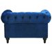 Beliani Conjunto de sofás CHESTERFIELD Azul Marino