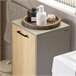 Cesto para Ropa Sucia con 1 Cesta BZR132-NG SoBuy Gris