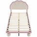 Cama infantil de terciopelo 99x210 Cama infantil de terciopelo 99x210 Rosa