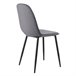 Pack 4 sillas de comedor Hall Gris