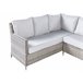 Beliani Conjunto longue LACONA Gris Oscuro