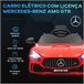 Coche Eléctrico Niños PP, Metal AIYAPLAY Rojo