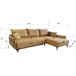 Chaise longue con cama y arcón STOCKHOLM Gris