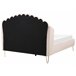 Beliani Cama con somier Poliéster AMBILLOU 157x214 Beige