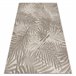 Alfombra de cuerda sisal FLOORLUX 20504 Hojas Selva 60x110 Beige